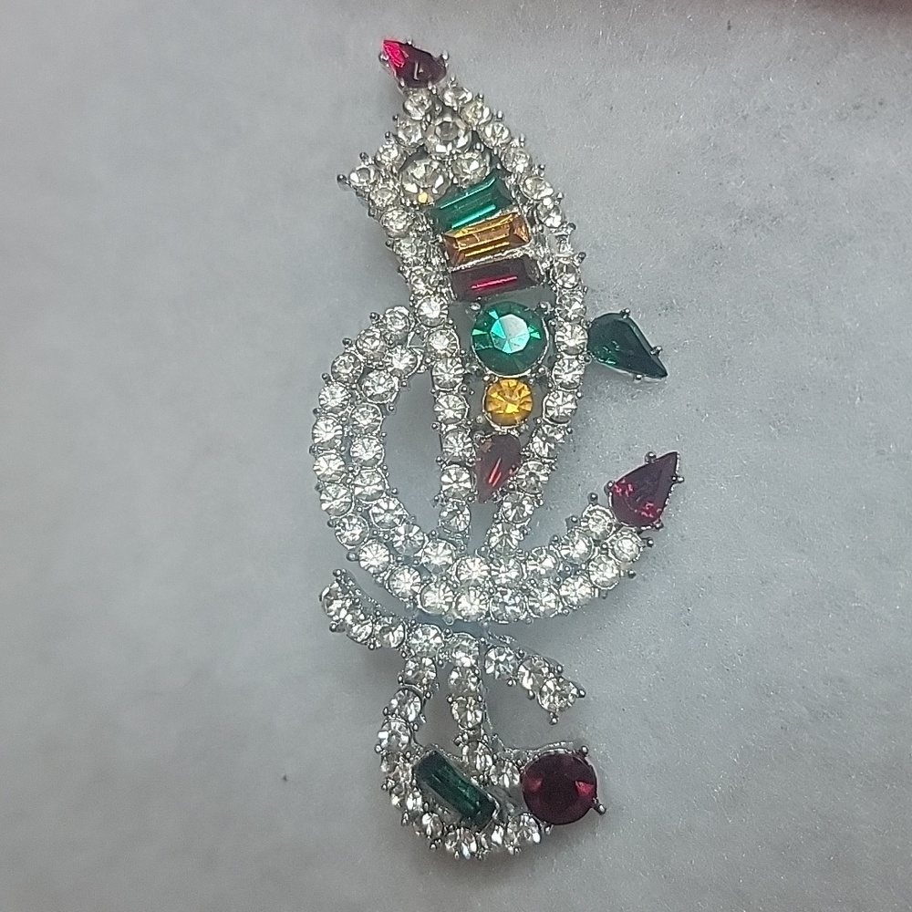 Vintage Rhinestone Shriners Pin Brooch